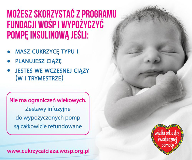 Program Leczenia Osobistymi Pompami Insulinowymi Kobiet Ciężarnych z Cukrzycą